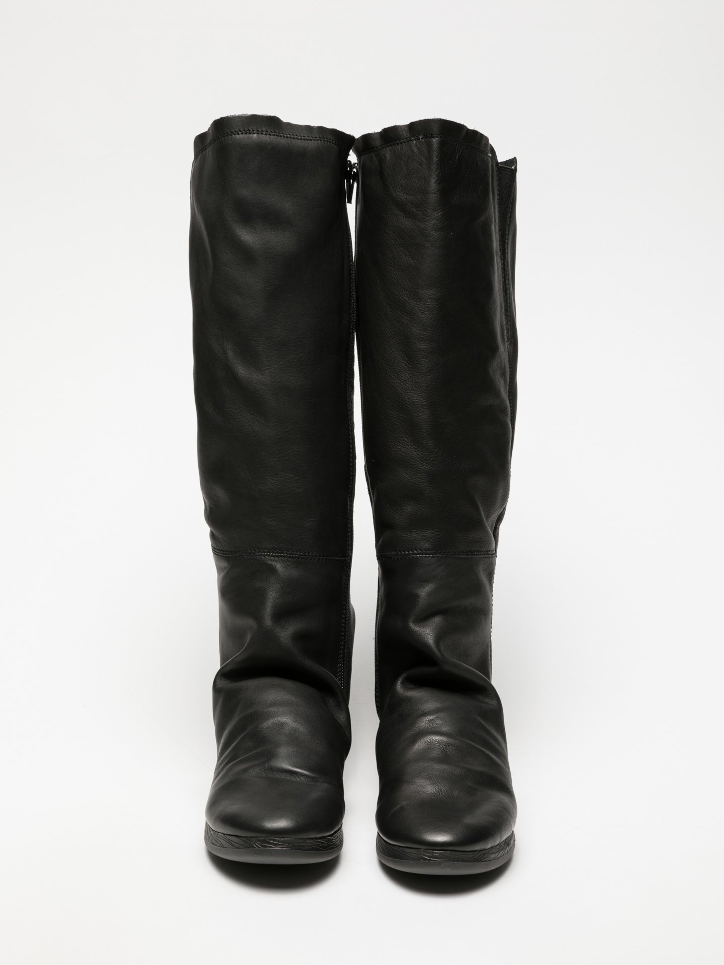 Softinos Black Knee-High Boots